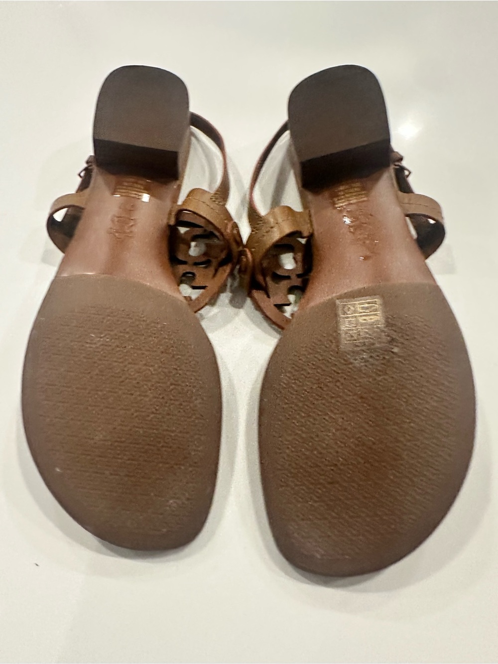 Tory Burch Miller sandal with block heel sz 9 - Picture 4 of 4